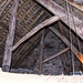 Old roof timbers and insulation
