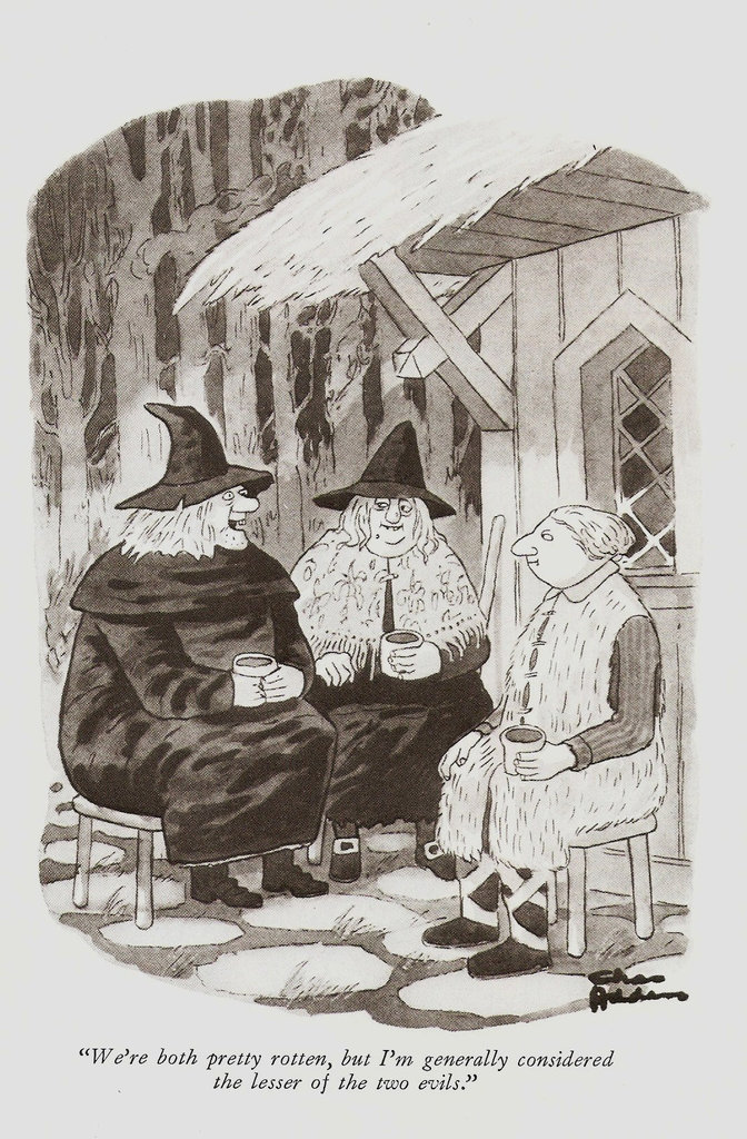 The late Charles Addams - frighteningly funny!