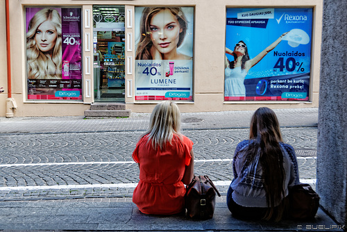 in den Strassen von Vilnius (© Buelipix)