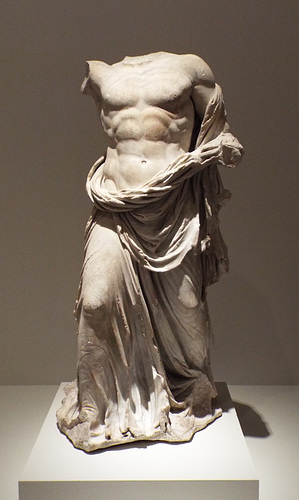 Marble Statue of a Running Male Figure from Pergamon in the Metropolitan Museum of Art, June 2016