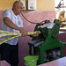 Making cane juice, sugar museum, Santa Clara, Cuba