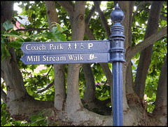 Mill Stream signpost