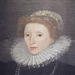 Detail of the Sieve Portrait of Elizabeth I in the Metropolitan Museum of Art, December 2022
