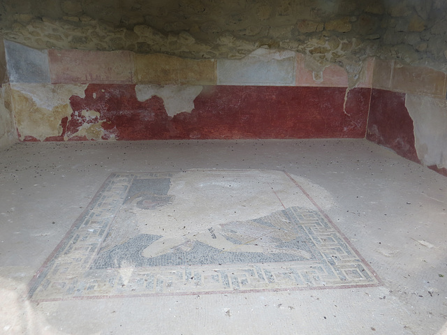 Triclinium de la maison de Ganymède.