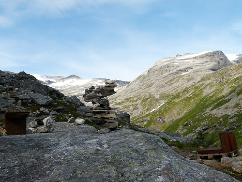 Gletscher + Steinmännchen