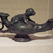 Bronze Lamp with Silver and Copper Inlay in the Metropolitan Museum of Art, July 2016