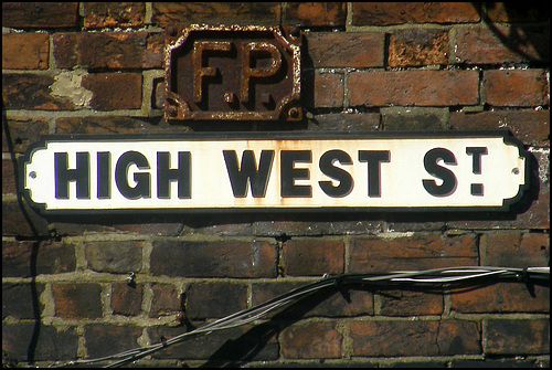 High West Street sign