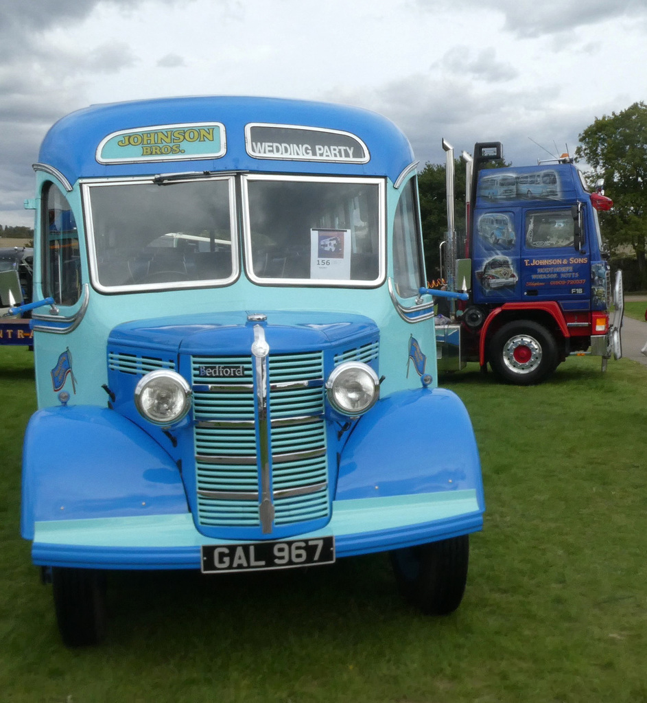 Johnson's Tours display at Showbus 50 - 25 Sep 2022 (P1130539)