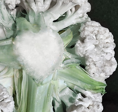 The heart of the cauliflower