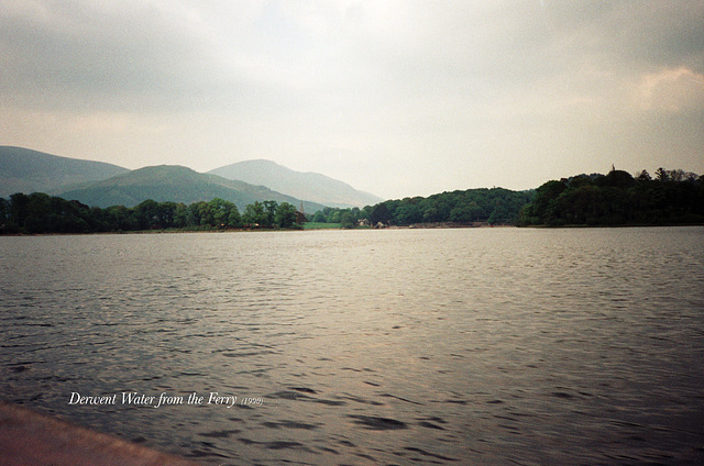Derwent Water from the Ferry (Scan from 1990)