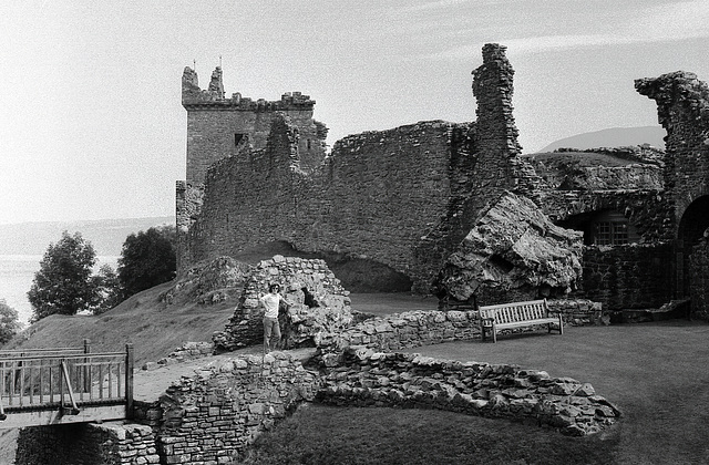 HBM Urquhart Castle Loch Ness Scotland September 1971