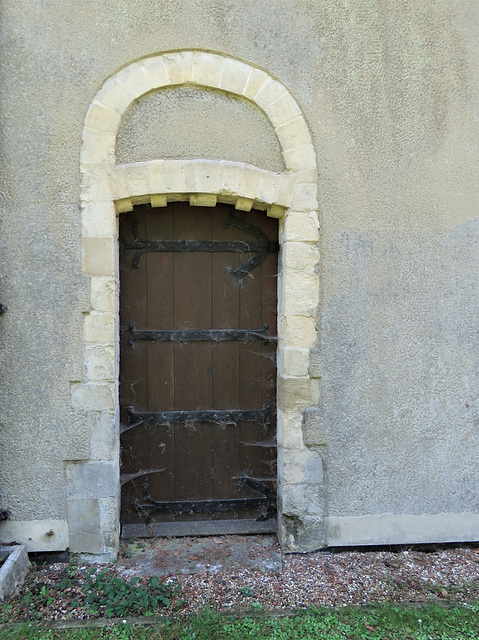 navestock church, essex  (9)c12 north door and doorway