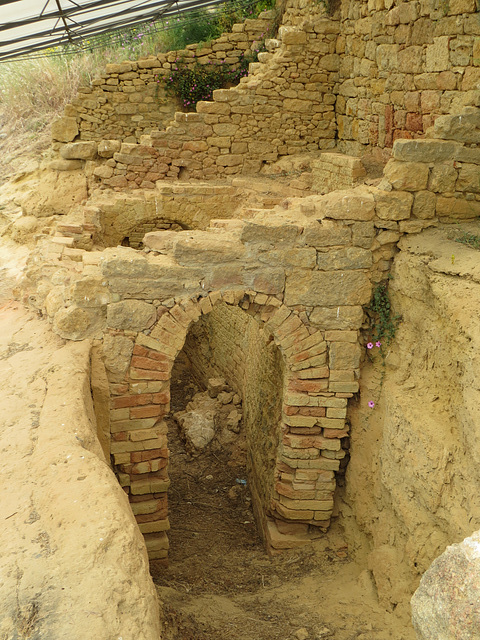 Morgantina : double foyer.