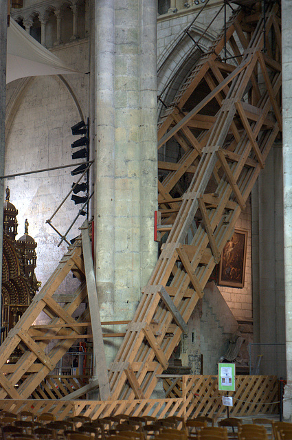 Les étais de la Cathédrale de Beauvais