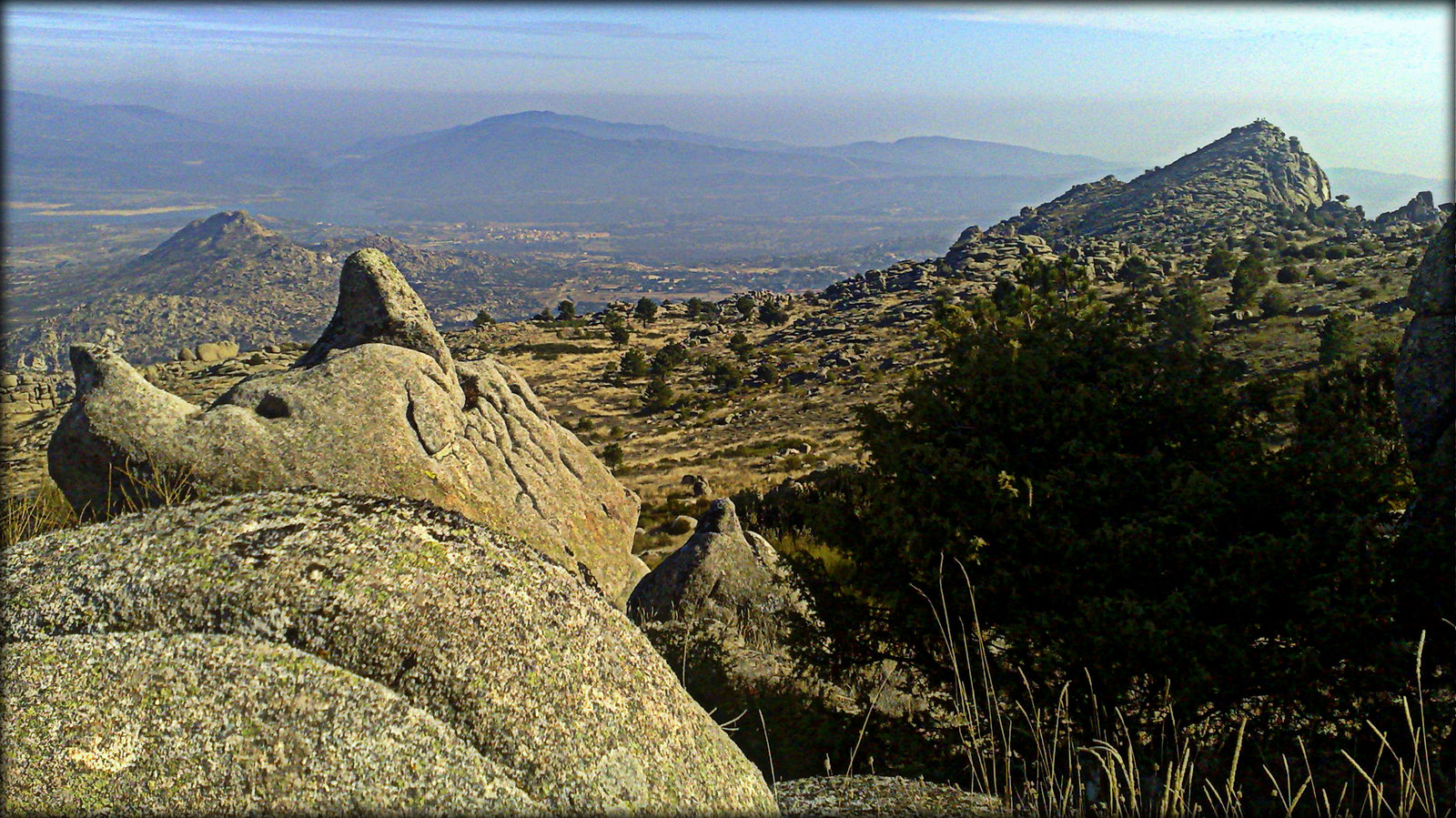 A cold January day (before the snows came - late that winter) in La Sierra de La Cabrera