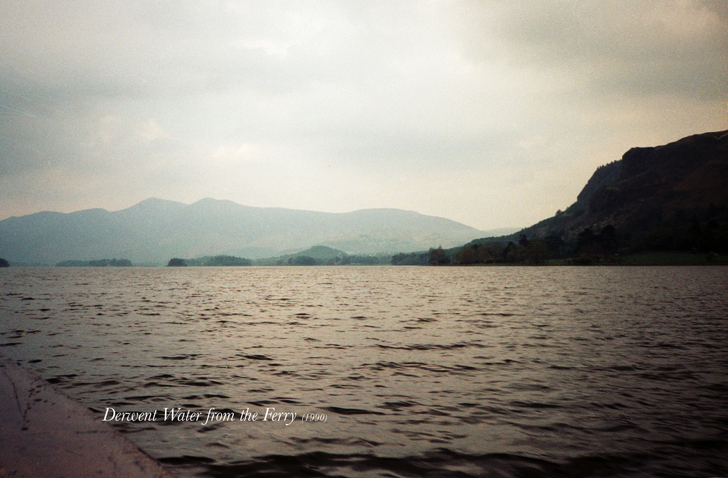 Derwent Water from the Ferry (Scan from 1990)
