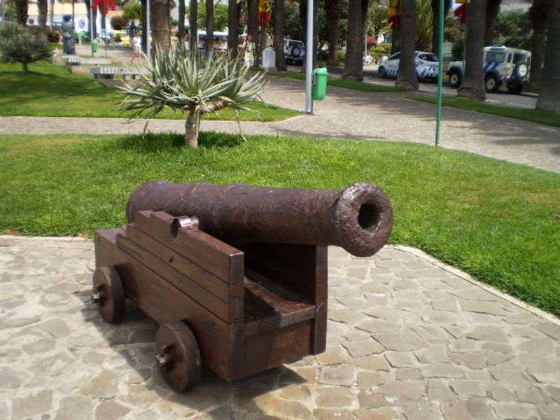 Old cannon.