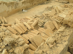 Morgantina : plafond des thermes