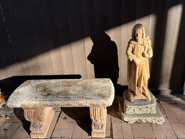 St. Something or Other - patron of benches?