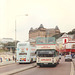 Open top buses on the seafront in Scarborough – 7 Sep 1996 (327-10)