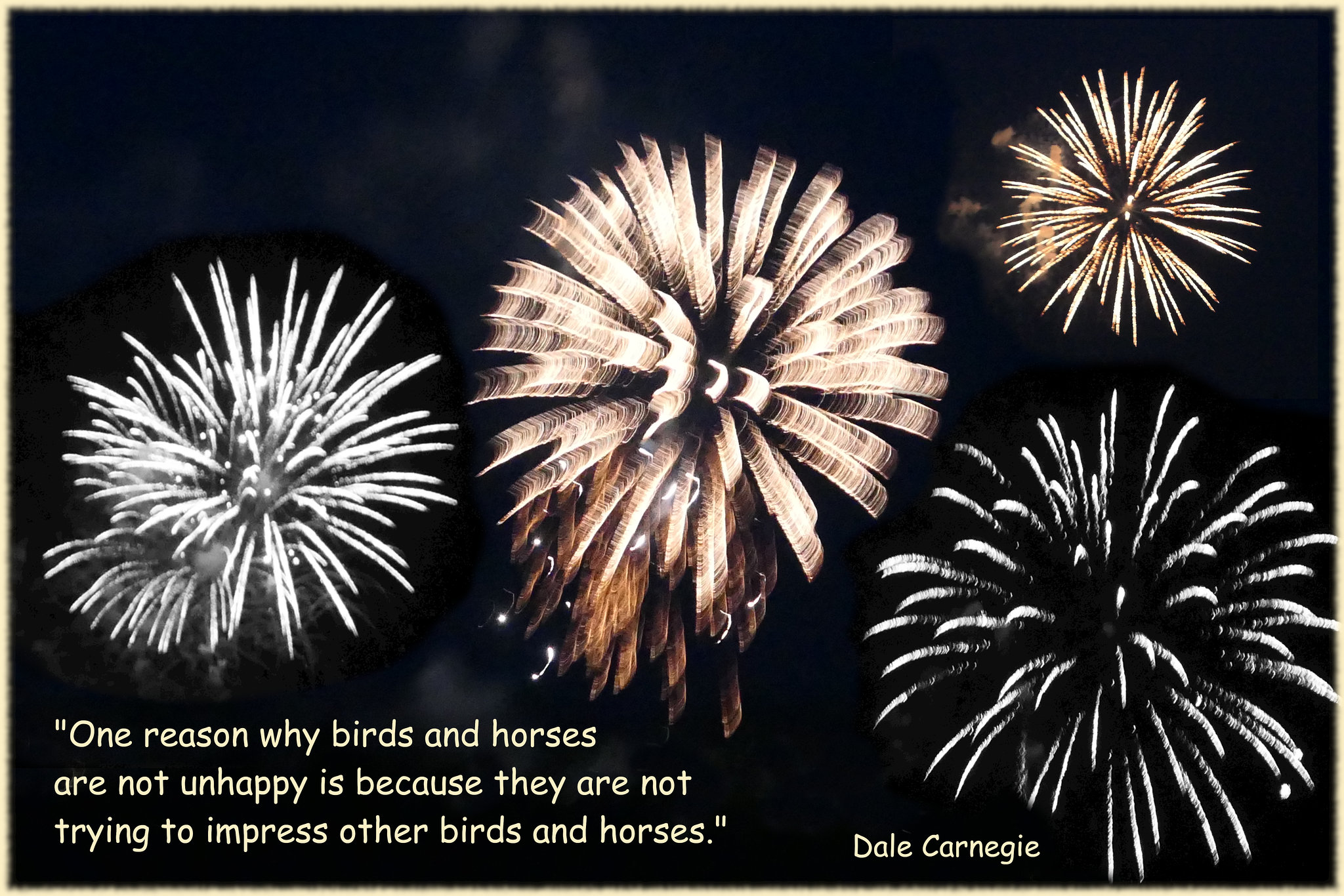 Feuerwerk (Fotomontage)
