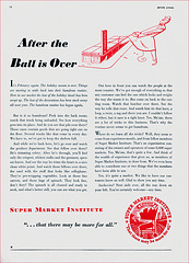 Super Market Institute Ad, 1953