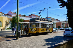 Lisbon 2018 – Eléctrico 578 at Ajuda terminus