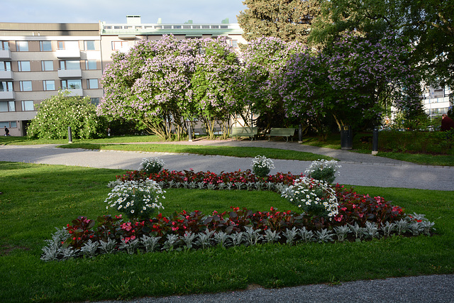 Finland, In the Park at Tampere Cathedral