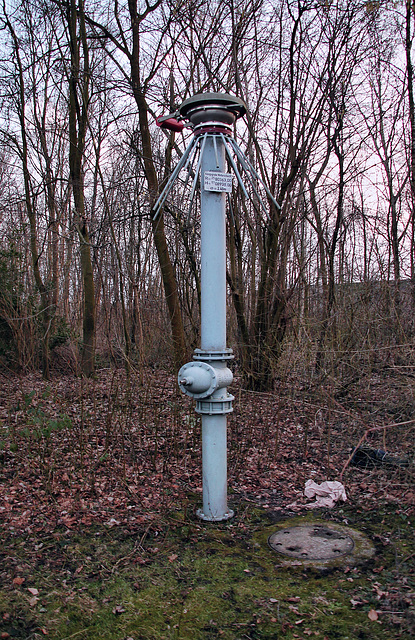 Zeche Königsgrube 1/2/3/4, Protegohaube über dem ehem. Schacht 3 (Wanne-Eickel) / 8.02.2025