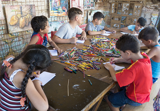 Art students, Caibarien, Cuba