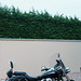 our motorbike by the wall... HWW!