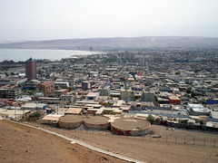 Vista d'Arica pujant al Morro-Arica-Xile