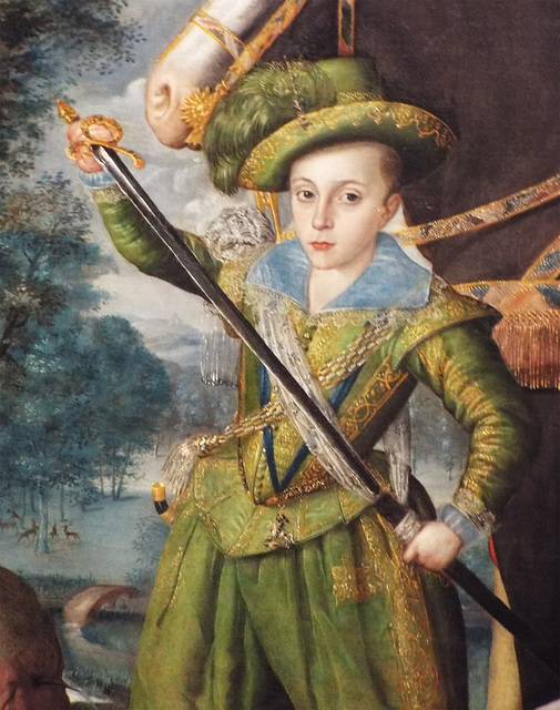 Detail of Henry Frederick, Prince of Wales in the Metropolitan Museum of Art, December 2022