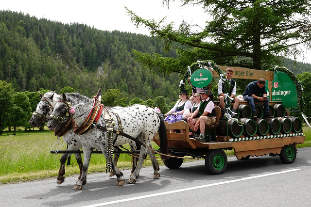 Bierwagen der Brauerei Schladming