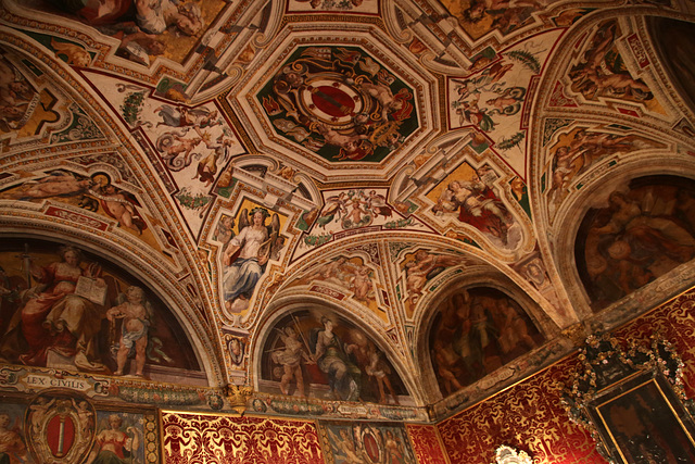 Ornate ceiling