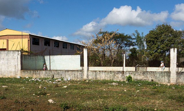 Tennis court, Remedios, Cuba