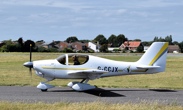 G-CCJX at Solent Airport (2) - 7 July 2020