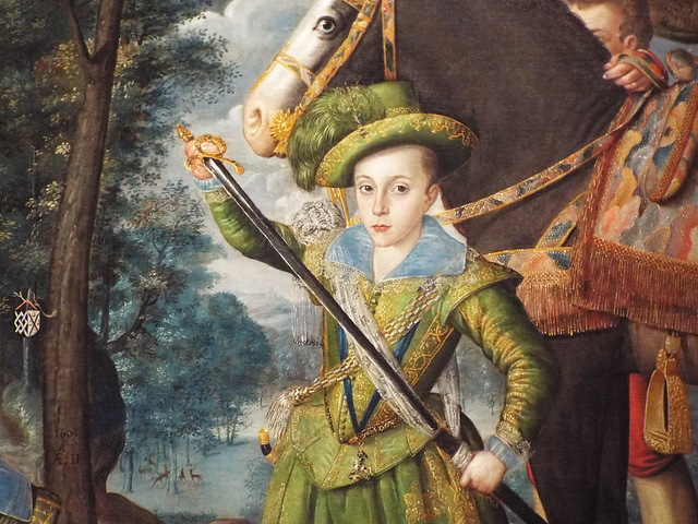 Detail of Henry Frederick, Prince of Wales in the Metropolitan Museum of Art, January 2023