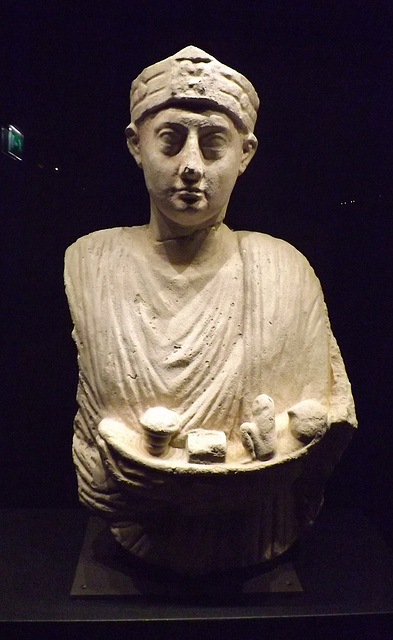 Funerary Bust of a Priest in the Louvre, June 2013