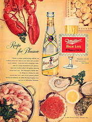 Miller Beer Ad, 1953