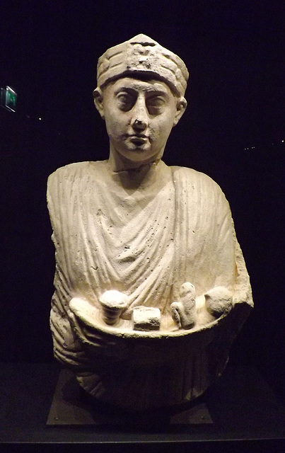 Funerary Bust of a Priest in the Louvre, June 2013