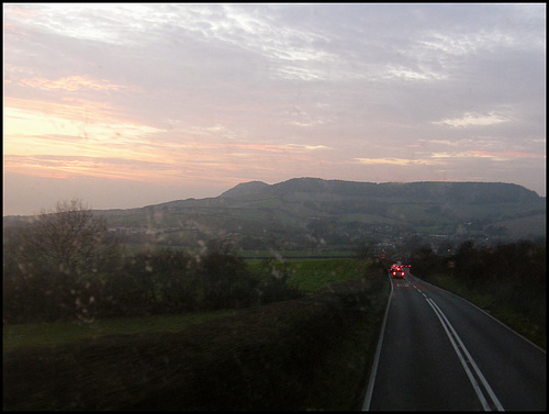 riding into the dusk