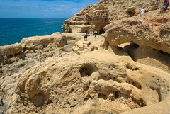 A mere corner - of the stunning ... 'Algar Seco'  cliffs formation 'Carvoeiro'.. Portugal.