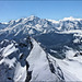 Chamonix. Survol du Massif du Mont-Blanc (74) 23 mai 2014.