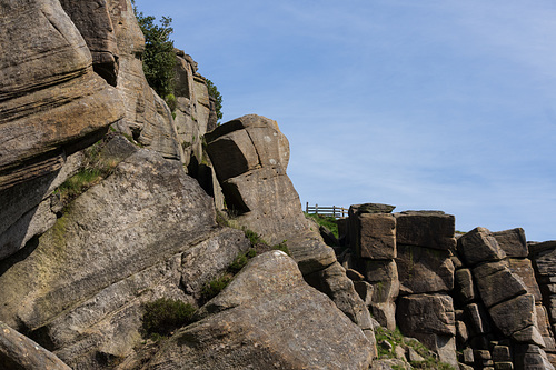 Stanage Rock faces-2