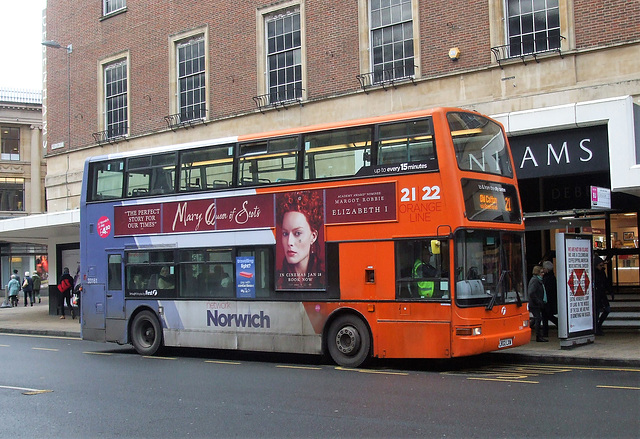 DSCF5854 First Eastern Counties 33161 (LR02 LXW) in Norwich - 11 Jan 2019 DSCF5854 First Eastern Counties 33161 (LR02 LXW) in Norwich - 11 Jan 2019