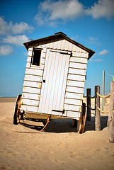 Badewagen am Strand (2xPiP) - Zeebrugge