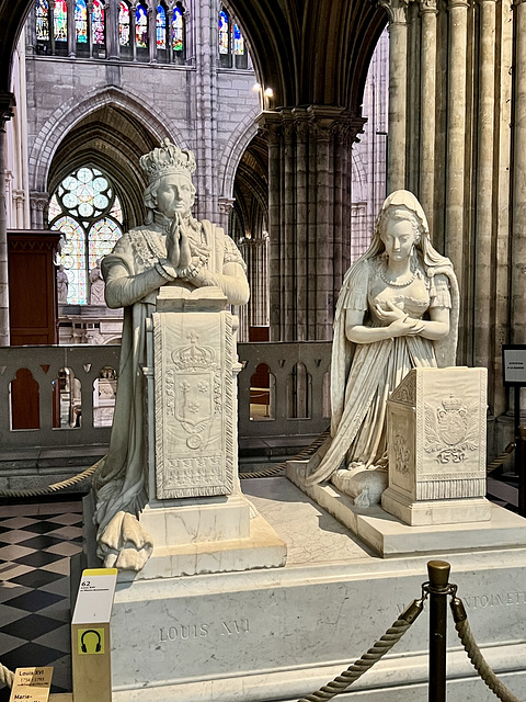 Paris 2024 – Basilique Saint-Denis – Louis XVI and Marie Antoinette