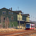 Bahnhof St. Egidien, Bahnsteigseite der Strecke Stollberg - St. Egidien