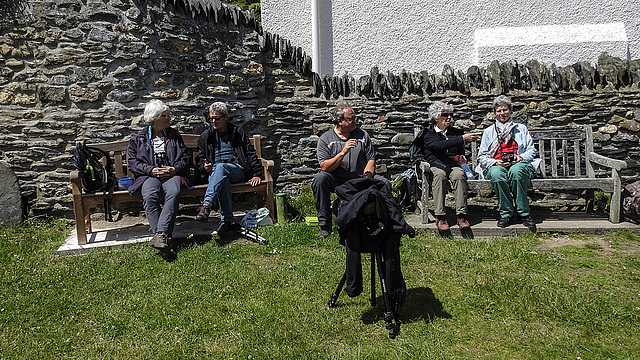 20190610 4955CPw [R~GB] Ornithologische Gruppe, Cwm yr Eglwys, Dinas, Wales